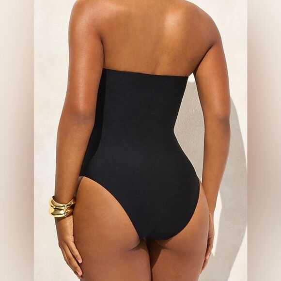 J.Crew Gemma bandeau one-piece in Classic Sculpt NWT Size 12 - Picture 2 of 9